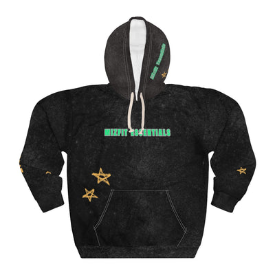 Mizfit Essentials “Glow From Within” Black Galaxy Hoodie