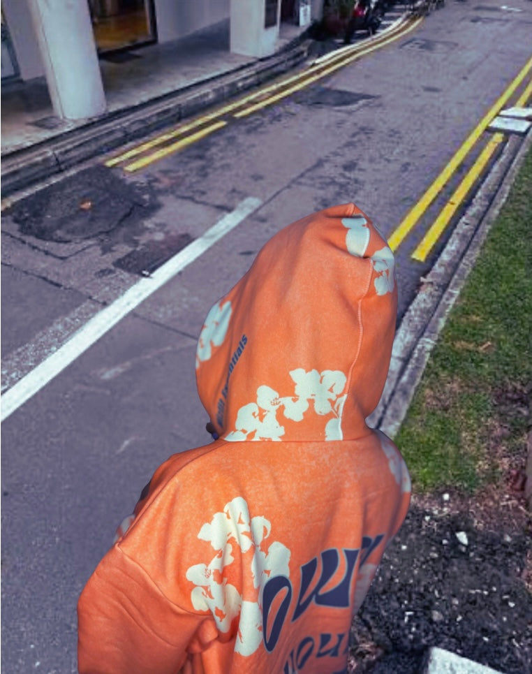 Mizfit Essentials “Own Your Story” Orange Hoodie
