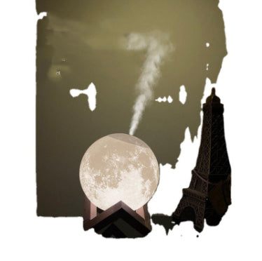 Moonlight Mist Maker – 3D Moon Lamp Aromatherapy Diffuser - Mizfit Essentials