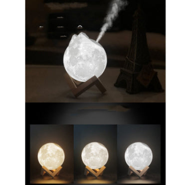 Moonlight Mist Maker – 3D Moon Lamp Aromatherapy Diffuser - Mizfit Essentials