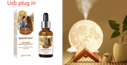 Moonlight Mist Maker – 3D Moon Lamp Aromatherapy Diffuser - Mizfit Essentials