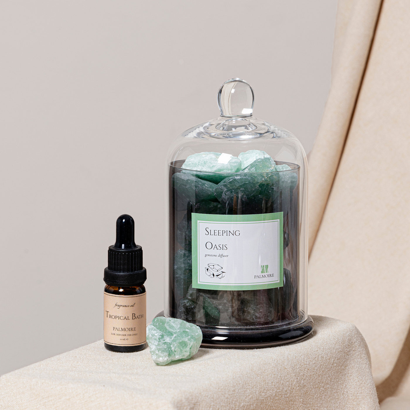 Sleeping Oasis Gemstone Diffuser – Relaxing Aromatherapy Decor - Mizfit Essentials