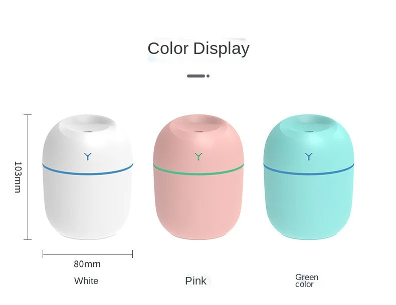 Mizfit Portable Ultrasonic Essential Oil Diffuser – USB LED Humidifier - Mizfit Essentials