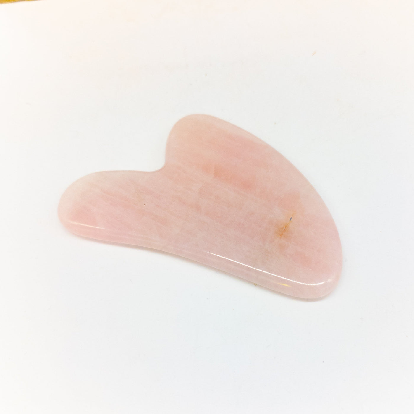 rose quartsz gua sha facial massager