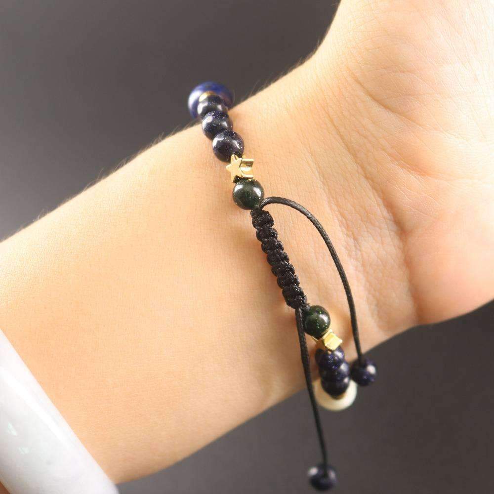 Galaxy Bracelet – Planet Stone Beaded Energy Jewelry - Mizfit Essentials