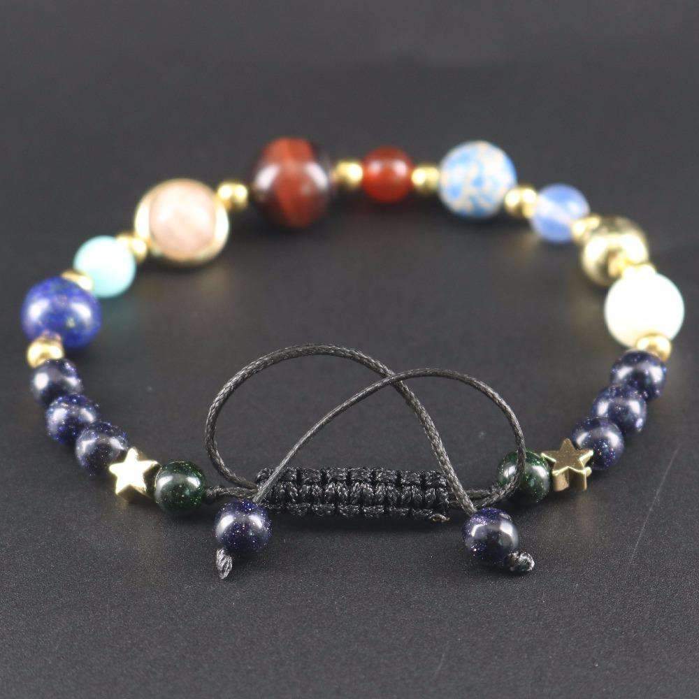 Galaxy Bracelet – Planet Stone Beaded Energy Jewelry - Mizfit Essentials